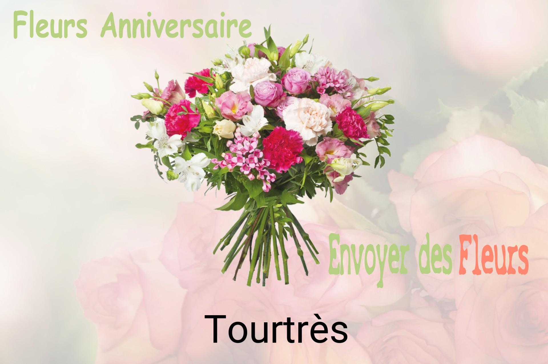 Bouquet de fleurs d’anniversaire livré à Tourtrès
